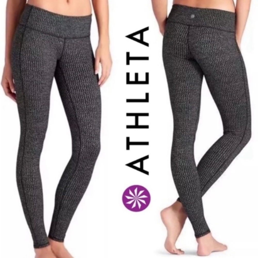Athleta heartbeat Chaturanga tights leggings xs